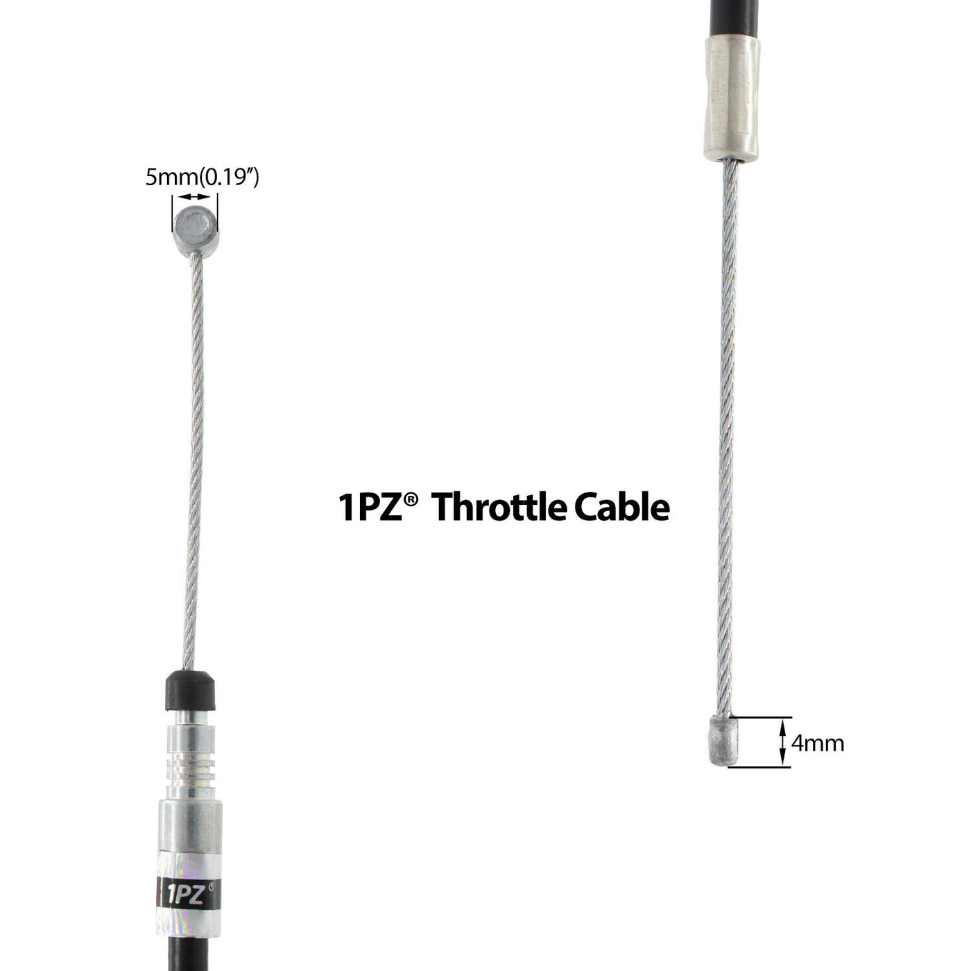 1PZ Choke Cable Replacement for Honda Fourtrax 300 TRX300 FW 1988-2000 17950-HC4-671 17950-HC5-971 17950-HM5-671 17950-HM5-850