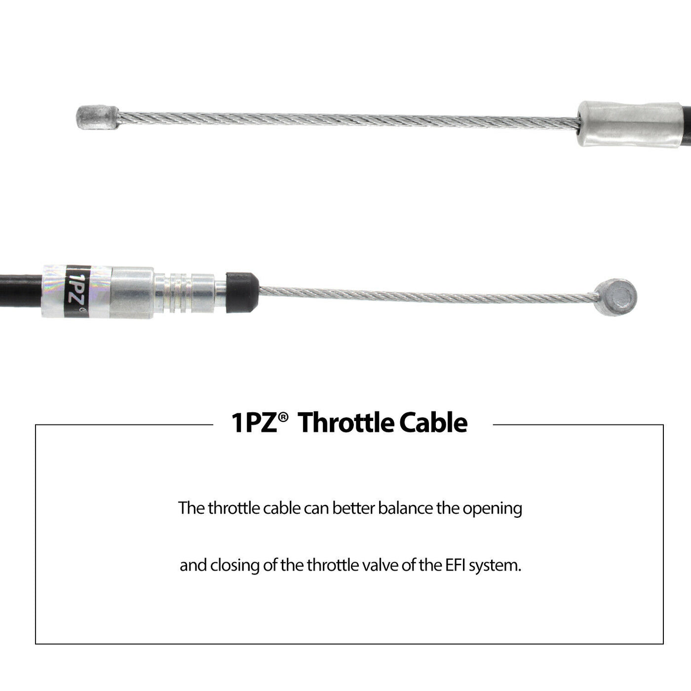 1PZ Choke Cable Replacement for Honda Fourtrax 300 TRX300 FW 1988-2000 17950-HC4-671 17950-HC5-971 17950-HM5-671 17950-HM5-850
