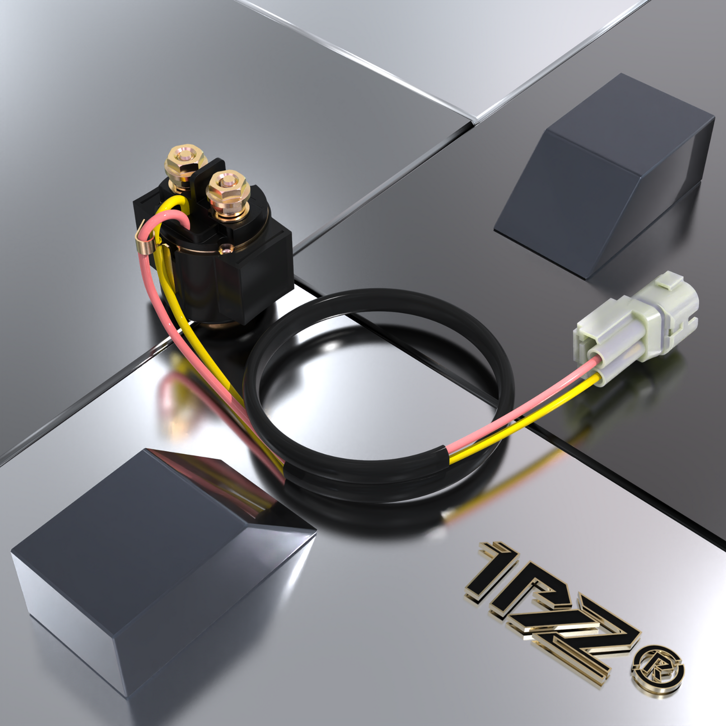 1PZ WS1-T05 Starter Solenoid Relay Replacement for Honda Fourtrax Recon 250 TRX250 TE TM 2005-2020 35850-HM8-B00