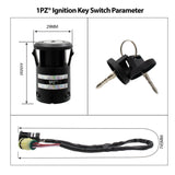 1PZ H3T-K01 Ignition Key Switch Replacement for Honda Rancher 350 TRX-350 2000 2001 2002 2003 2004 2005 2006