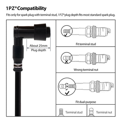 1PZ Ignition Coil for Chinese 50cc 90cc 110cc 125cc 200cc 250cc Motorcycle ATV Quad Dirt Bike