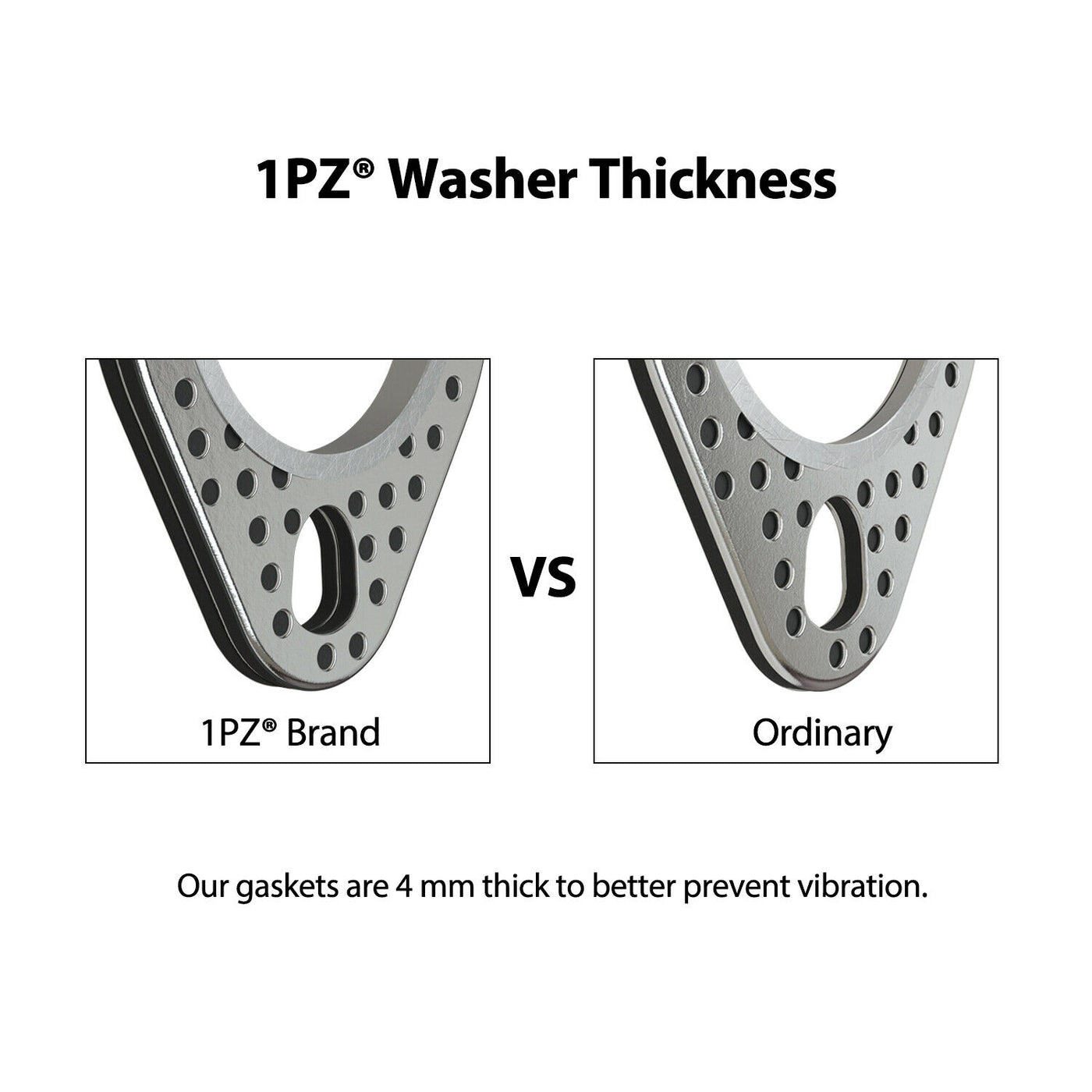 1PZ Exhaust Gasket for GY6 49cc 50cc 70cc 90cc 110cc 125cc 150cc Scooter Moped Motorcycle Go Kart ATV