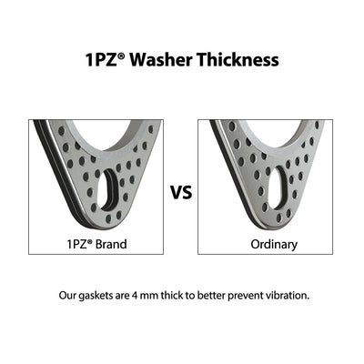 1PZ Exhaust Gasket for GY6 49cc 50cc 70cc 90cc 110cc 125cc 150cc Scooter Moped Motorcycle Go Kart ATV