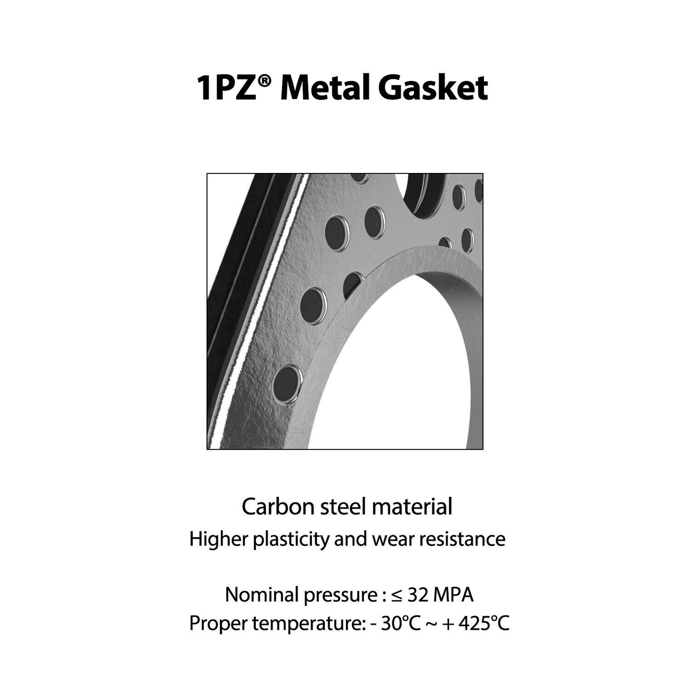 1PZ Exhaust Gasket for GY6 49cc 50cc 70cc 90cc 110cc 125cc 150cc Scooter Moped Motorcycle Go Kart ATV