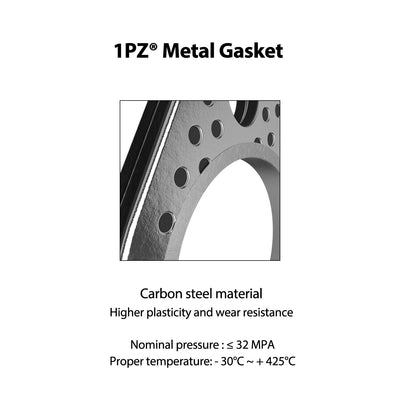 1PZ Exhaust Gasket for GY6 49cc 50cc 70cc 90cc 110cc 125cc 150cc Scooter Moped Motorcycle Go Kart ATV