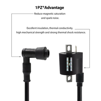 1PZ Ignition Coil for Chinese 50cc 90cc 110cc 125cc 200cc 250cc Motorcycle ATV Quad Dirt Bike
