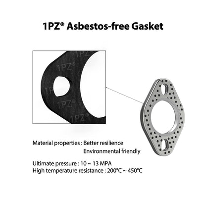 1PZ Exhaust Gasket for GY6 49cc 50cc 70cc 90cc 110cc 125cc 150cc Scooter Moped Motorcycle Go Kart ATV