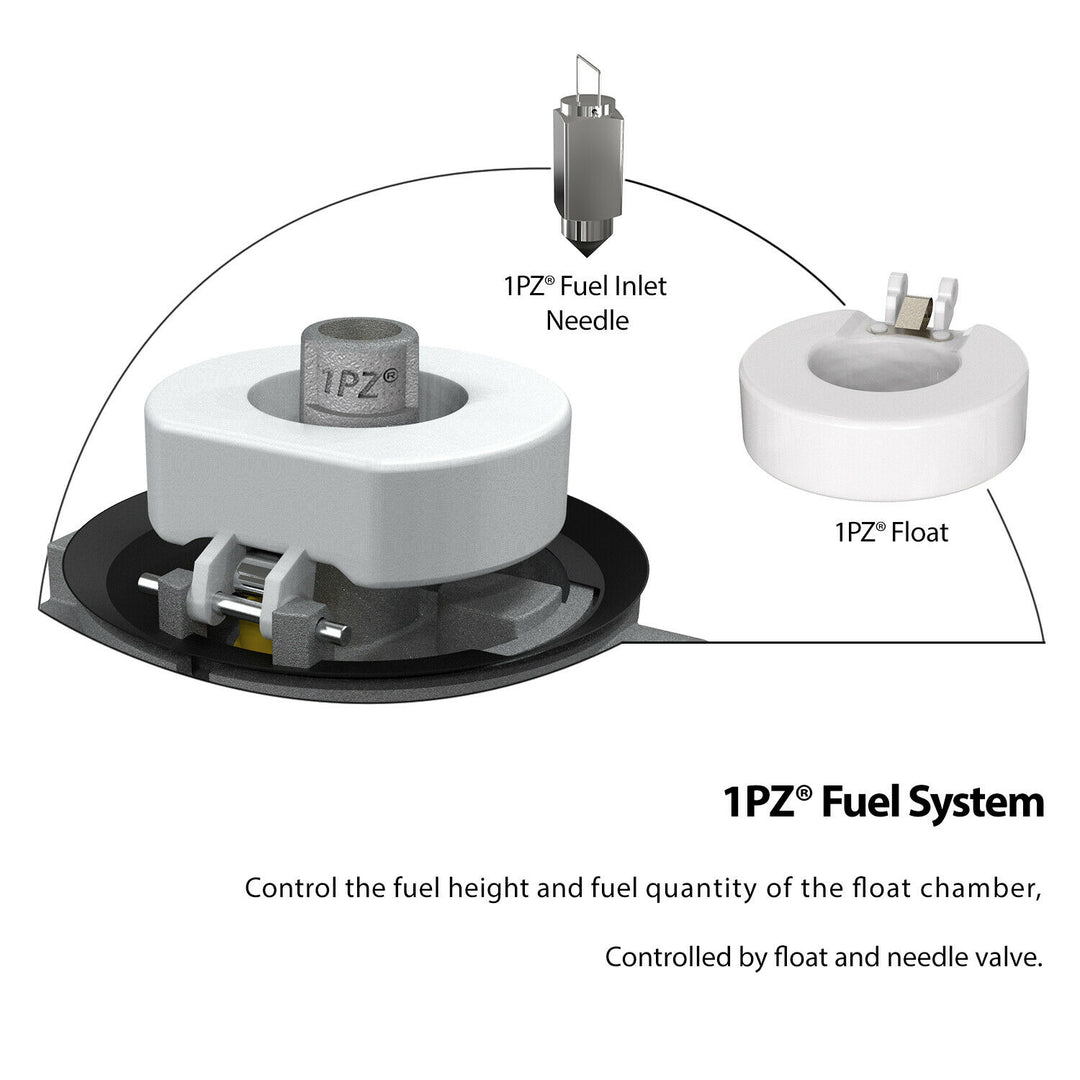 TINVHY Vergaser-Ersatz 47-853-23-S Für Kohler 26, K241, K301 Motoren (10HP/12HP) – Inkl. 2 Chokewellen + Dichtungen