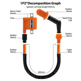 1PZ BT2-OW1 Ignition Coil Replacement for Yamaha Bear Tracker 250 YFM250 YFM100 Badger YFM80 1989-2004