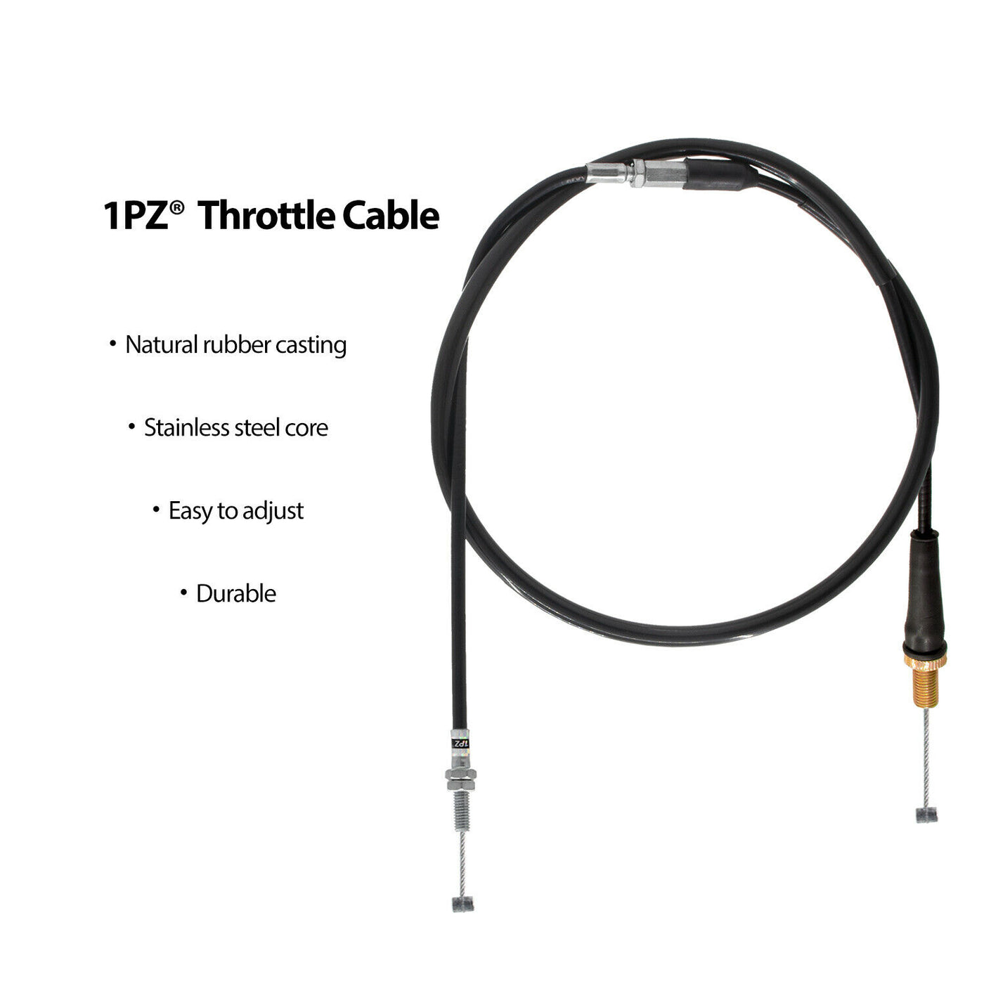 1PZ Throttle Cable Replacement for Honda FourTrax TRX300 FW 1988-2000 17910-HC4-000 17910-HC5-970