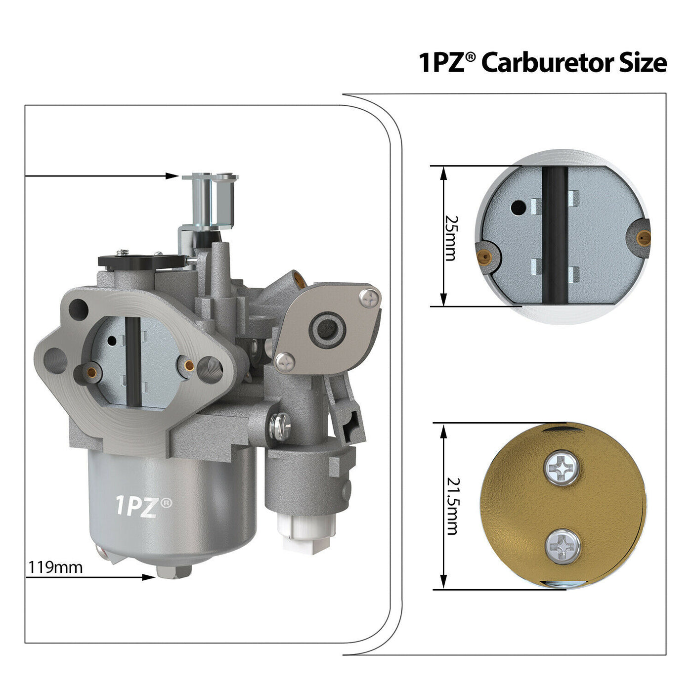 1PZ Carburetor Carb for Subaru Robin EX27 9HP EX30 9.5HP Overhead Cam Engine 7HP 265cc Generator Mikuni RGX4800 RGN5100