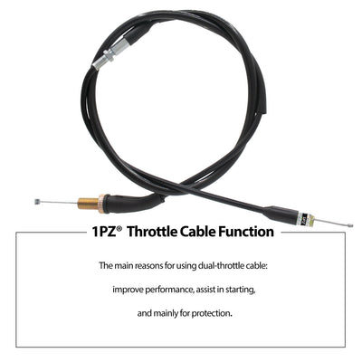 1PZ Throttle Cable Replacement for Yamaha YFM350 350 Warrior 2001-2004