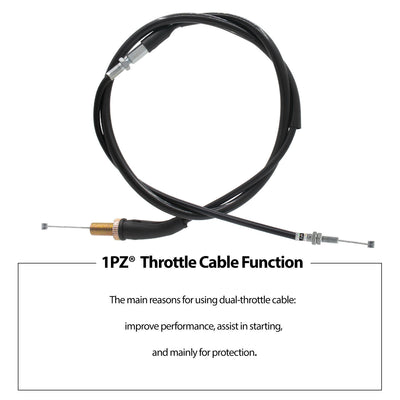 1PZ Throttle Cable Replacement for Honda FourTrax TRX300 FW 1988-2000 17910-HC4-000 17910-HC5-970