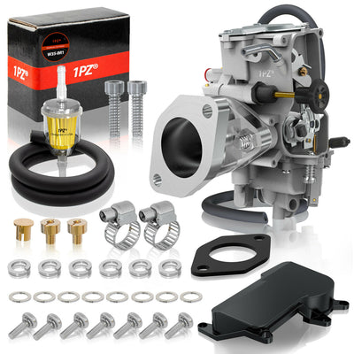 1PZ Carburetor w/CNC Intake Manifold Replacement for Yamaha Warrior 350 YFM350 X Wolverine YFM350FXG 1987-2004 ATV 4Wheeler Quad