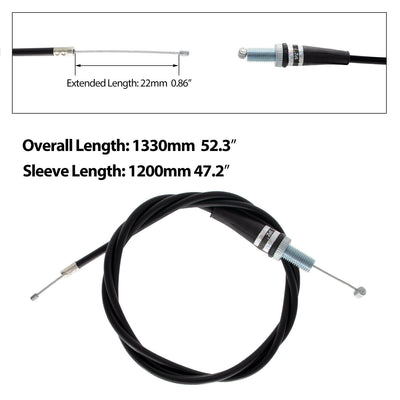 1PZ Heavy Duty 7/8" 22mm Twist Throttle Grips Cable for CRF KLX TTR 110 125 150 200 250 cc Dirt Pit Bike