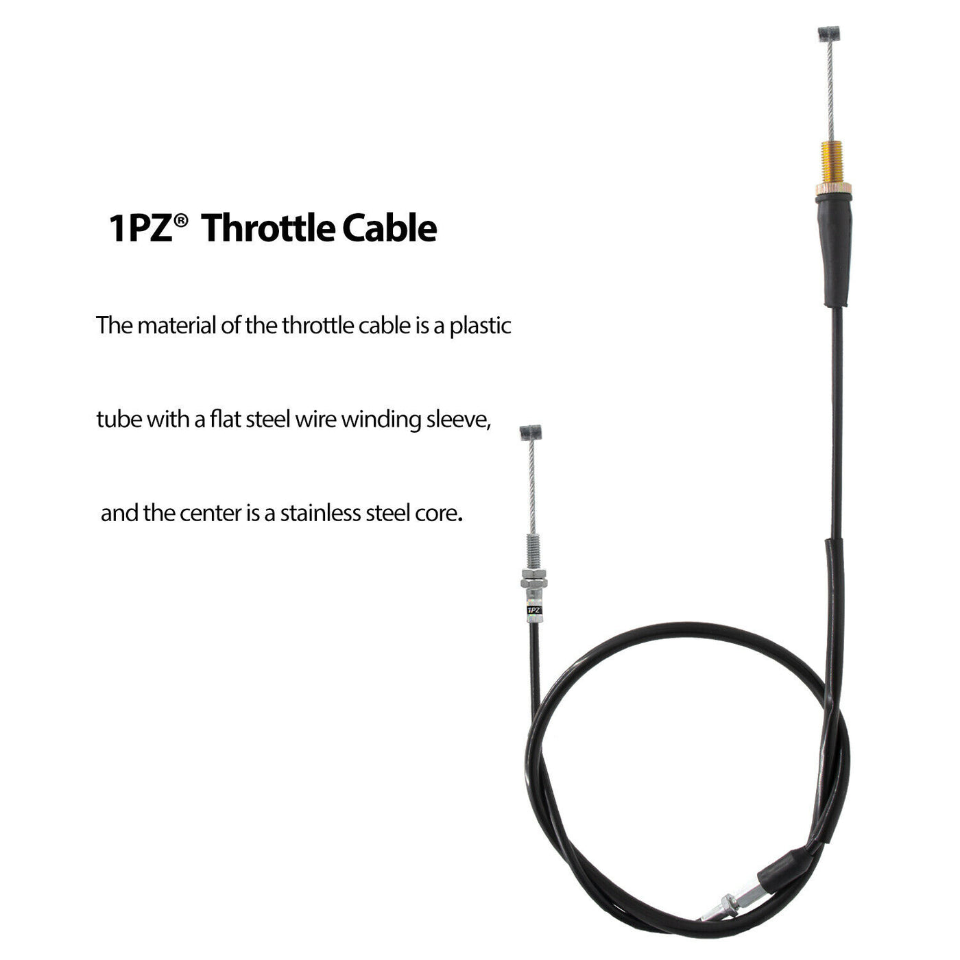 1PZ Throttle Cable Replacement for Honda FourTrax TRX300 FW 1988-2000 17910-HC4-000 17910-HC5-970