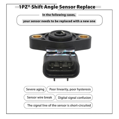 1PZ Shift Angle Sensor Replacement for Honda Recon 250 Rancher 350 420 Foreman 500 Pioneer 1000 TRX250 TRX350 TRX420 TRX500 ATV