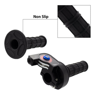 1PZ Heavy Duty 7/8" 22mm Twist Throttle Grips Cable for CRF KLX TTR 110 125 150 200 250 cc Dirt Pit Bike