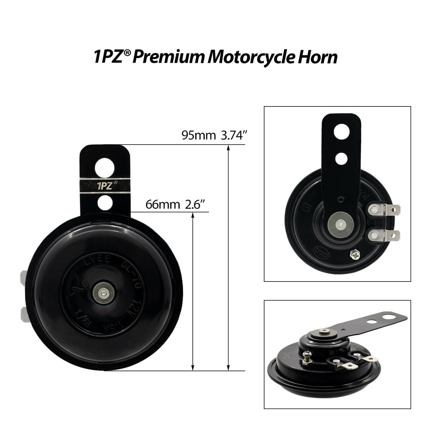 1PZ Universal Light Turn Signal Switch + Flasher Relay + Horn for Motorcycle Dirt Bike Replacement for Honda KTM Suzuki Kawasaki Yamaha