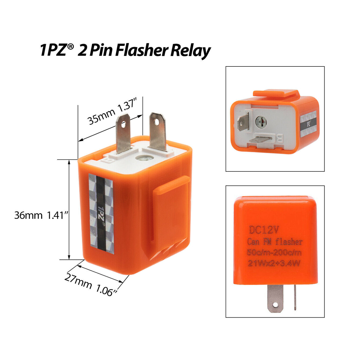1PZ Universal Light Turn Signal Switch + Flasher Relay + Horn for Motorcycle Dirt Bike Replacement for Honda KTM Suzuki Kawasaki Yamaha