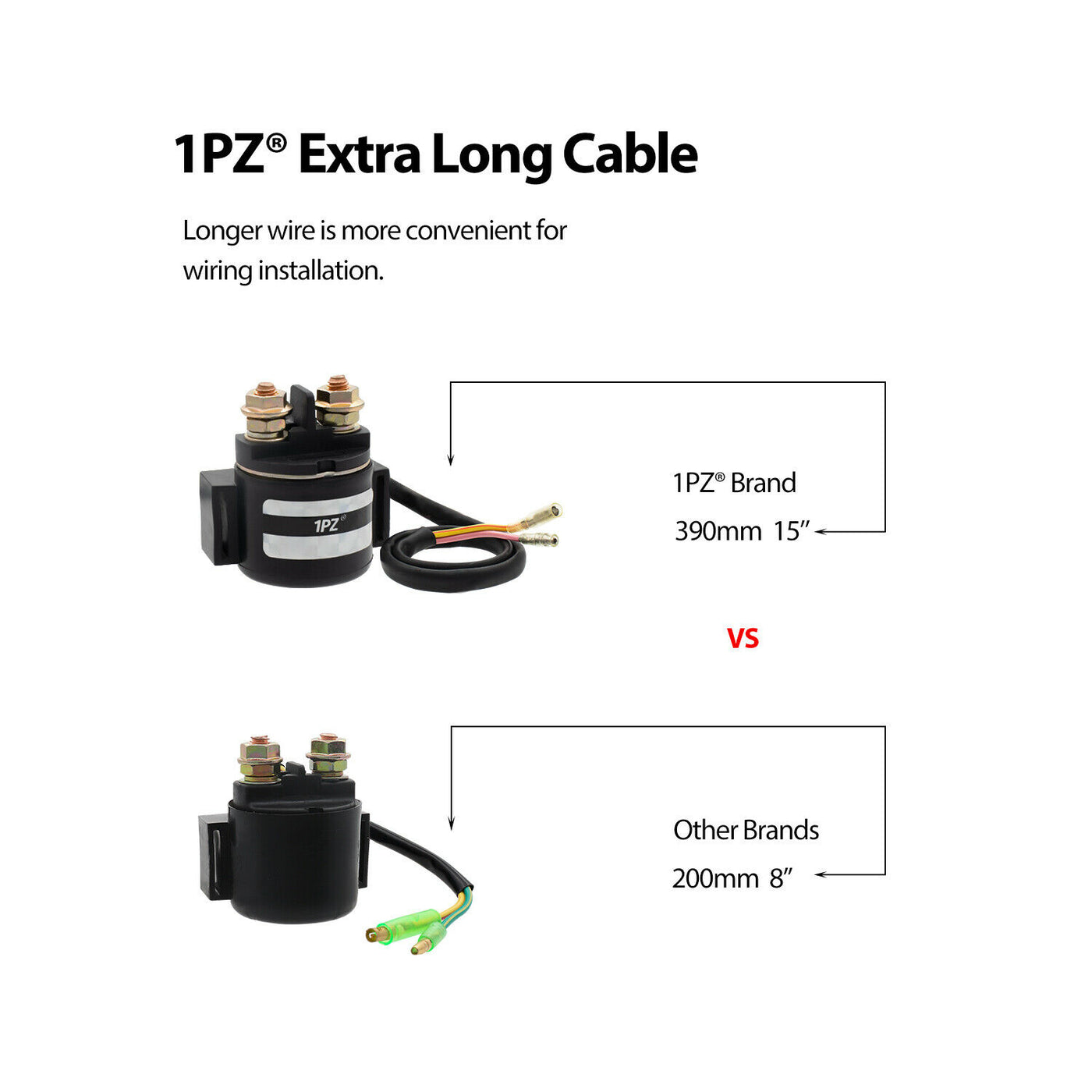 1PZ Premium Starter Solenoid Relay Replacement for Honda TRX250EX TRX 250 EX Sportrax 2002-2020