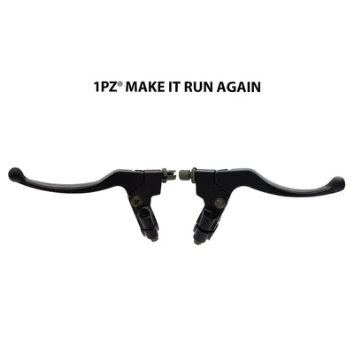 1PZ Premium Left Right 7/8" 22mm Clutch Brake Handle Levers Perch Replacement for Honda XR80 XR100 CRF70 CRF80 CRF100 Pit Dirt Motor Bike Motocross Bajia Mini Bike 196cc 5.5hp 6.5hp