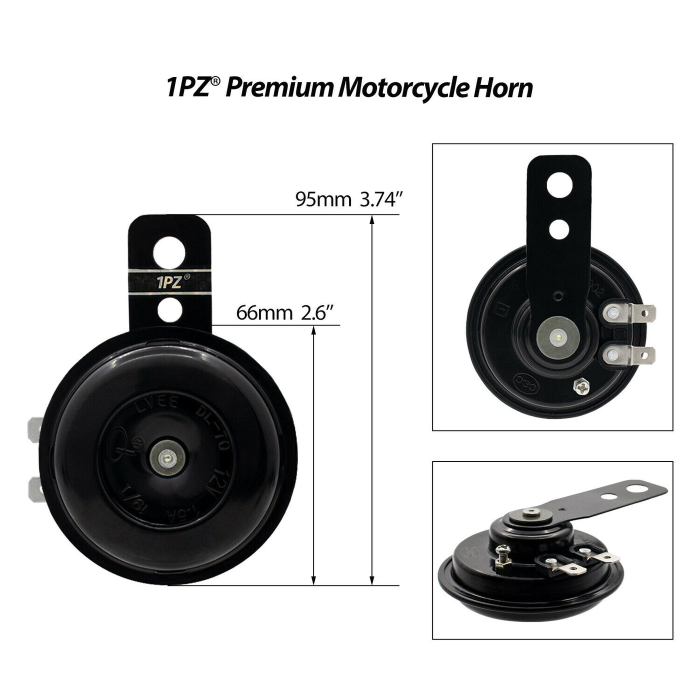 1PZ 7/8" Multi-Function Horn Turn Signal On/Off Light Switch + Flasher Relay + Horn Replacement for Honda Yamaha Suzuki Kawasaki Arctic Cat Motorcycle ATV Offroad