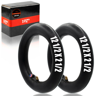1PZ 2-Pack Heavy-Duty 90° Valve 10x2 / 10x2.125 Inner Tube Replacement for 2-Wheel Self Balancing Electric Scooter Kid Bike Baby Jogger Swagtron Swagcycle Trike Strollers