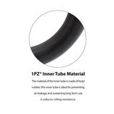 1PZ 12W-X02 Set of 12.5 x 2.75 w/L Shape Inner Tube