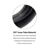 1PZ 25W-X02 2.80/2.50-4 Bent Valve Stem Inner Tubes for Hand Truck Utility Cart Lawn Mower Wheelbarrow Dolly Scooter