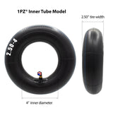 1PZ 25W-X02 2.80/2.50-4 Bent Valve Stem Inner Tubes for Hand Truck Utility Cart Lawn Mower Wheelbarrow Dolly Scooter