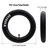 1PZ 12W-X02 Set of 12.5 x 2.75 w/L Shape Inner Tube