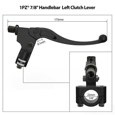 1PZ BLACK Left Clutch Lever For Baja Mini Bike 196cc 5.5hp 6.5hp Warrior Heat MB165