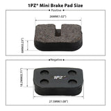 1PZ DP2-4S1 Brake Pads for MOTOVOX MBX10 79CC MINI BIKE REAR BRAKE PADS MBX-10 PARTS NEW (4 Pack)