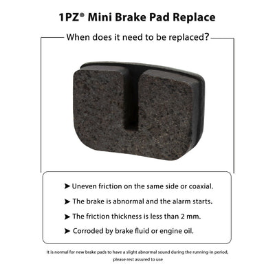 1PZ Brake Pads for MOTOVOX MBX10 79CC Moto MM-BB80 Baja Racer MINI BIKE REAR BRAKE PADS MBX-10 PARTS NEW (4 Pair)