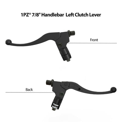 1PZ BLACK Left Clutch Lever For Baja Mini Bike 196cc 5.5hp 6.5hp Warrior Heat MB165