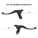 1PZ BA5-CL1 BLACK Left Clutch Lever For Baja Mini Bike 196cc 5.5hp 6.5hp Warrior Heat MB165