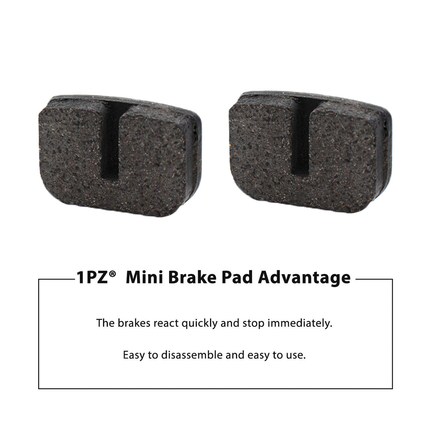 1PZ Brake Pads for MOTOVOX MBX10 79CC Moto MM-BB80 Baja Racer MINI BIKE REAR BRAKE PADS MBX-10 PARTS NEW (4 Pair)