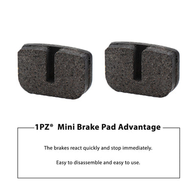 1PZ Brake Pads for MOTOVOX MBX10 79CC Moto MM-BB80 Baja Racer MINI BIKE REAR BRAKE PADS MBX-10 PARTS NEW (4 Pair)