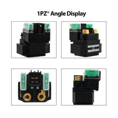 1PZ Starter Solenoid Relay Replacement for Yamaha Grizzly 550 YFM550 2009-2014 Grizzly 700 YFM700 2007-2017 YFZ450 R X 2009-2021 3B4-81940-00-00 18P-81940-00-00