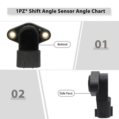 1PZ Shift Angle Sensor Replacement for Honda Recon 250 Rancher 350 420 Foreman 500 Pioneer 1000 TRX250 TRX350 TRX420 TRX500 ATV